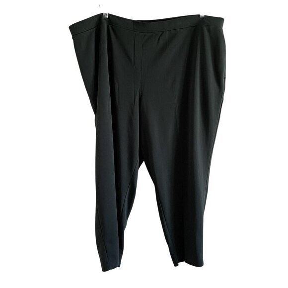 Susan Graver Women 4X Evergreen Milano Knit Pull-On Slim Leg Ankle Pants NWOT - Picture 2 of 10